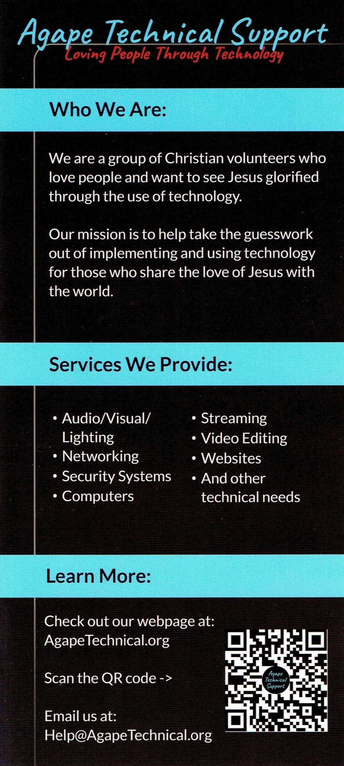 Church Technical Help Info Church Technical Help Info