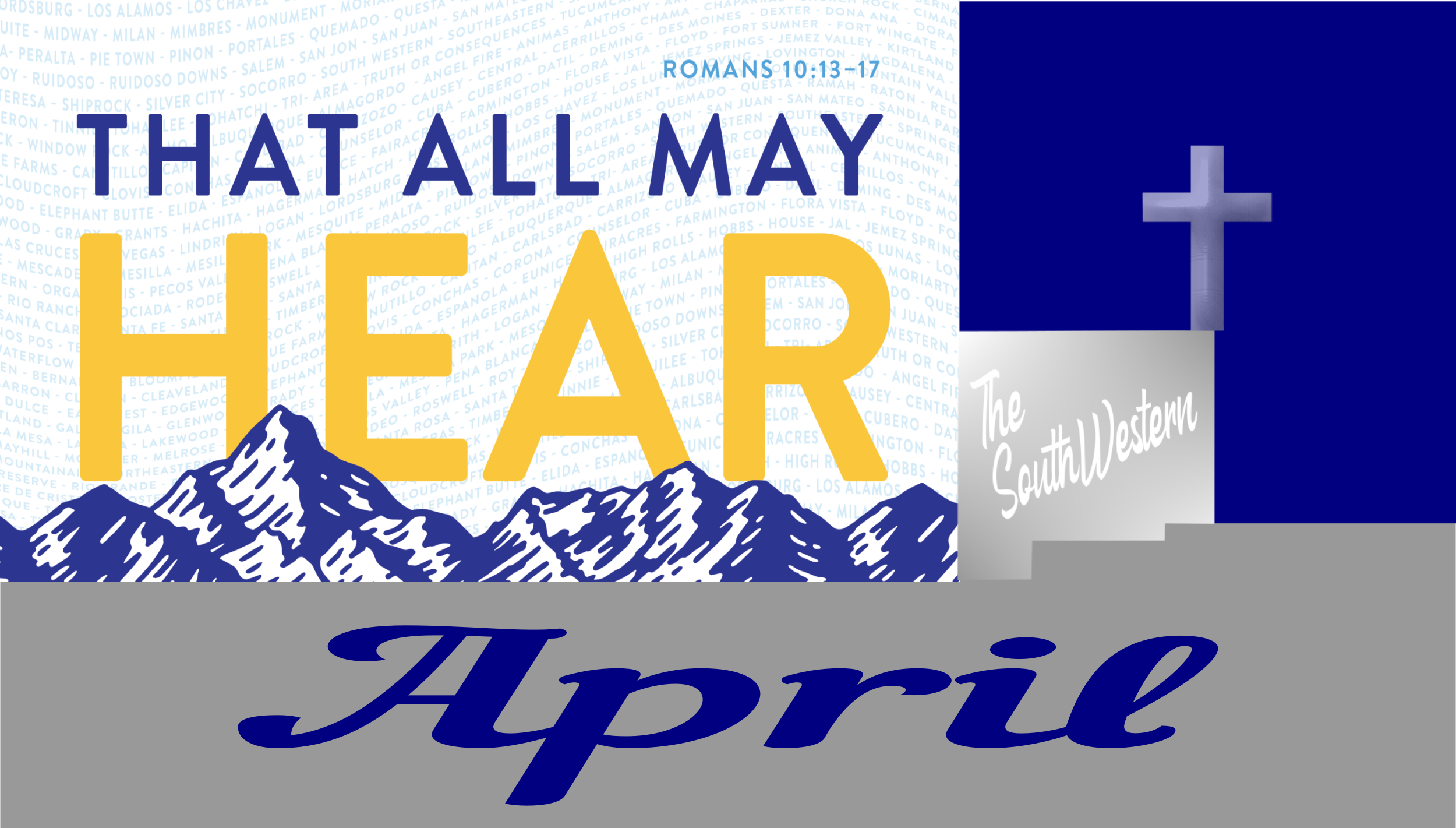that all may hear – April