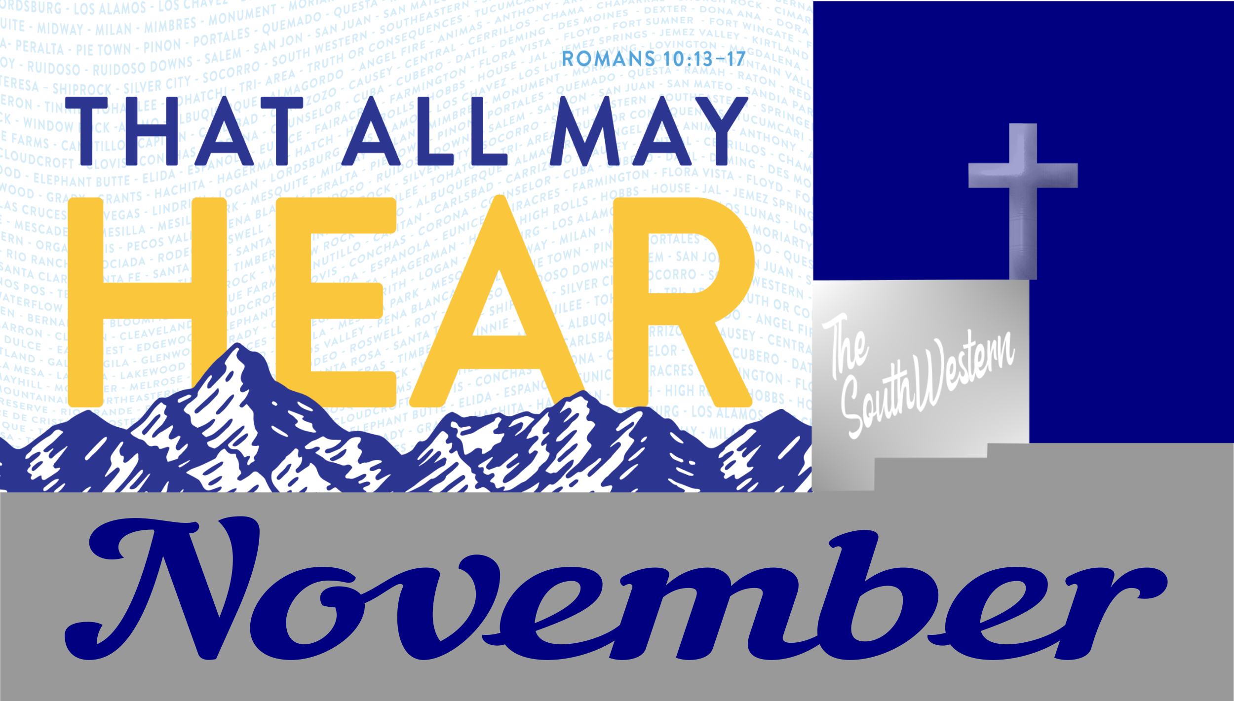 that all may hear – November