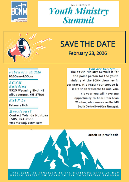 Youth Ministry Summit 20256